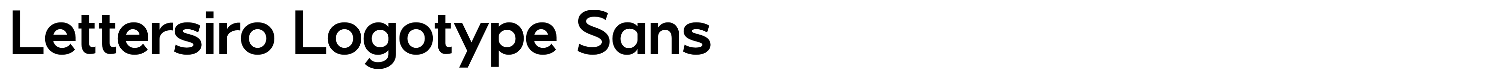 Lettersiro Logotype Sans